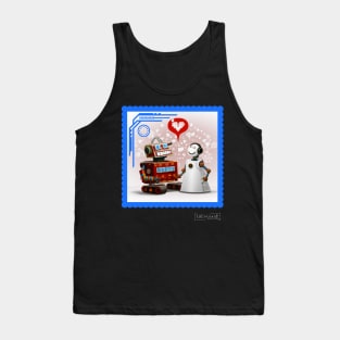 robot in love Tank Top